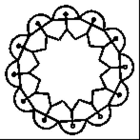 Logotipo original en base a la figura neolítica del Índalo -posible representación de la conexión de lo humano y lo divino- formando una unidad planetaria.