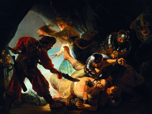 Artemisa recibe a sus parientes los Rembrandt, por J.C.Deus