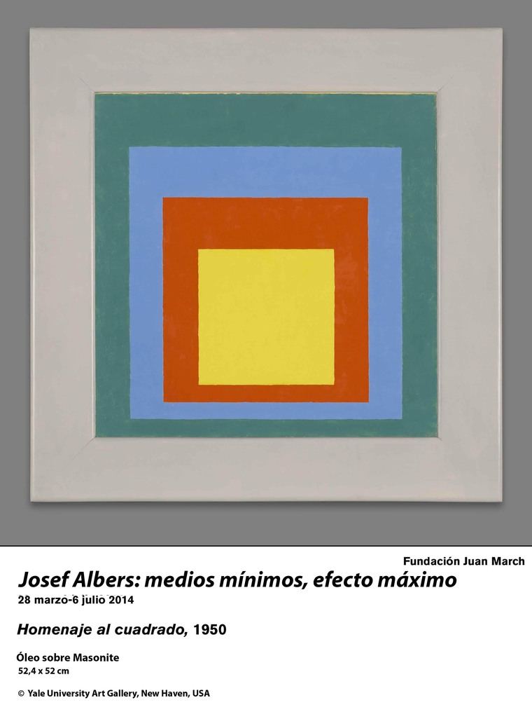 Josef Albers y su inmenso homenaje al humilde cuadrado