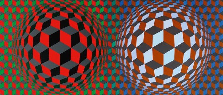 ¿Te acuerdas del Op-Art? Torna Vasarely