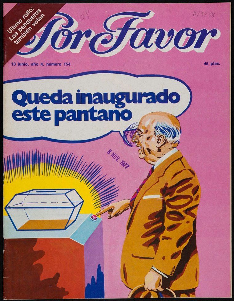 Viñetas con humor de aquellos convulsos años
